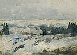 Böhmisch-Mährische Höhe (aus der Mappe „16 Ansichten tschechischer Landschaften 'Česká krajina'“)