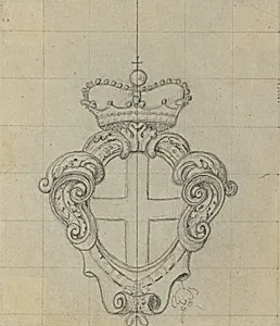 Brunnenanlage im Pfirsichgarten des Oberen Belvederes: Detail