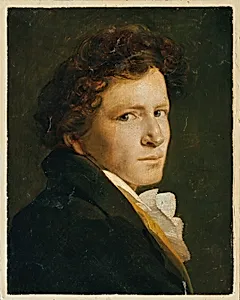 Brustbild eines jungen Mannes