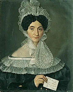 Brustbild Magdalene Ruard (gest. 1858) by Unbekannter Künstler