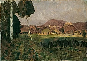 Burg Hohensalzburg mit Gaisberg