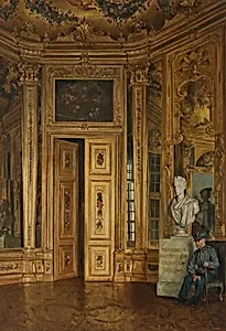 Das Goldkabinett im Oberen Belvedere by Ludwig Kainzbauer