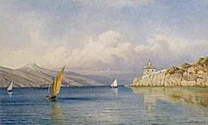 Das Leuchtfeuer von Prestenizza auf der Insel Cherso