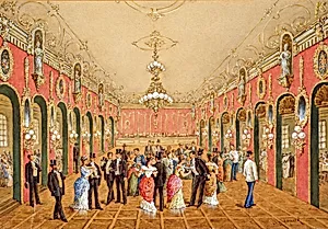 Das Schöndorf-Colosseum (Ball in Schwender's Colloseum) by Gustav Zafaurek