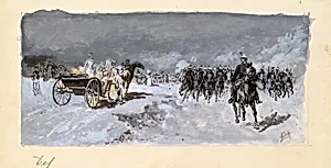 Defilierung auf der Schmelz in Wien
