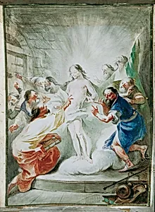 Der auferstandene Christus erscheint den Jüngern
