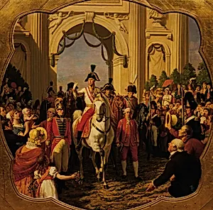 Der Einzug des Kaisers Franz I. (II.) von Österreich in Wien 1814