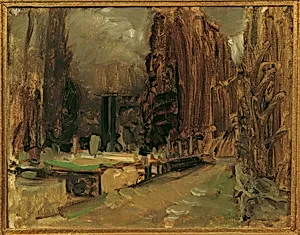 Der Friedhof bei Gravosa bei Ragusa (Studie zu Pax)