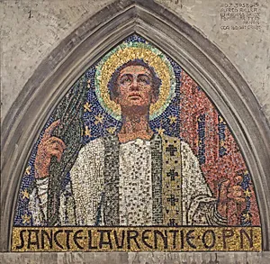 Der heilige Laurentius by Alfred Roller