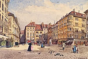 Der Judenplatz in Wien