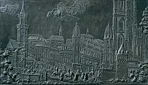 Der Krönungszug Kaiser Franz' I. Stephan von Lothringen in Frankfurt am Main 10. Oktober 1745