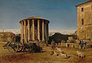 Der Vestatempel in Rom