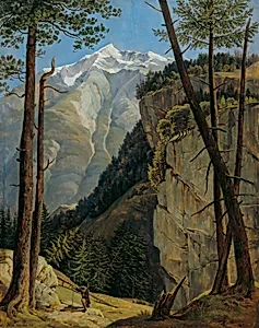 Der Watzmann vom Wimbachtal aus