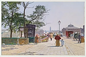Die alte Stubentor-Brücke in Wien