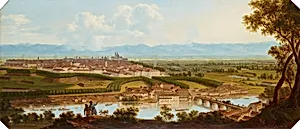 Die befestigte Stadt Verona