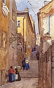 Die Bettlerstiege in Wien-Mariahilf