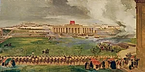 Die Feldmesse am äußeren Burgplatz am 13. April 1826