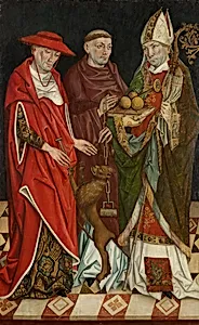 Die Heiligen Hieronymus, Leonhard und Nikolaus