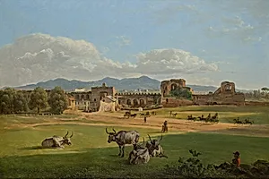 Die Porta San Giovanni gegen Frascati