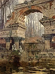 Die Römische Ruine in Schönbrunn