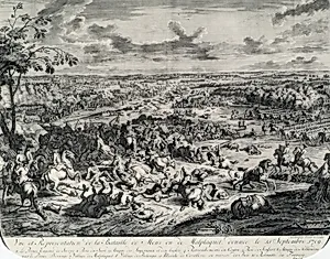 Die Schlacht bei Malplaquet am 11. September 1709