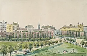 Die Stubenbastei und das Stubentor in Wien