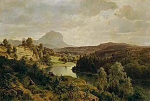 Die Traun und der Traunstein