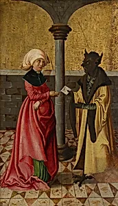 Die Überbringung der falschen Botschaft durch den Teufel by Unknown