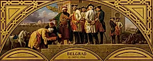 Die Übergabe von Belgrad 1789