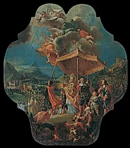 Die Übertragung des Allerheiligsten von Säben nach Brixen (970 n. Chr.) by Unbekannter Künstler