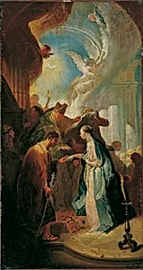 Die Vermählung Mariens by Franz Anton Maulbertsch