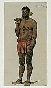 Eingeborener von Neukaledonien