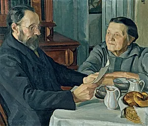 Eltern des Künstlers by Wojciech Stanislaw Weiss