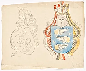 Entwurf für ein Familienwappen