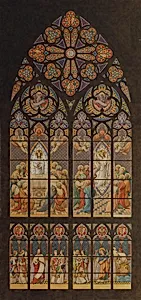 Entwurf für ein Glasfenster der Votivkirche in Wien
