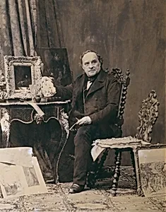 Erasmus Engerth am Schreibtisch