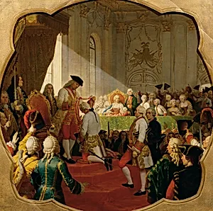 Erste Promotion zum Militär-Maria-Theresien-Orden 1758
