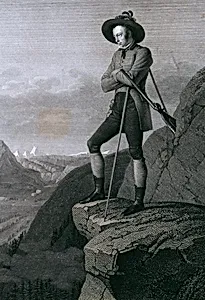 Erzherzog Johann als Gemsenjäger by Blasius Höfel