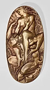 Faun und Nymphe