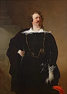 Flamänder Bürgermeister (Porträt eines Baron Pfuel?) by Friedrich von Amerling