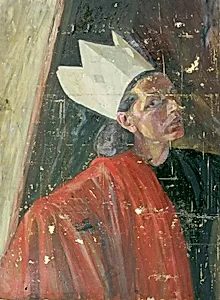 Frau in Kostüm