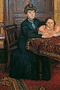 Frau mit Kind (Mathilde Schönberg mit Tochter Gertrud)