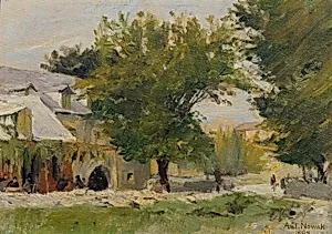 Gasthaus in Salona an der Straße nach Glisse