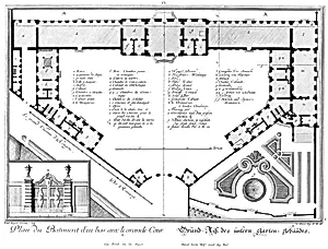Grundriss des unteren Schlosses by Salomon Kleiner