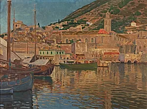 Hafenpartie bei Ragusa