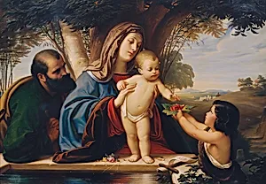 Heilige Familie mit Johannesknaben