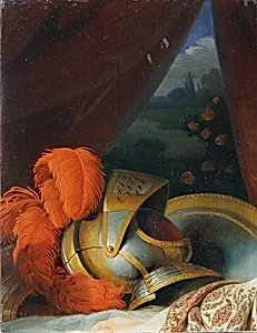 Helm und Rundschild by Peter Krafft