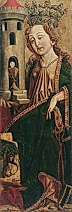 Hl. Barbara (Innenseite)