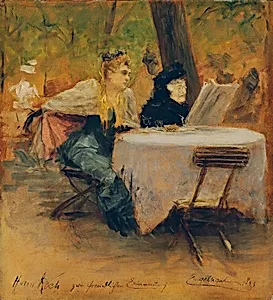 Im Gartenrestaurant