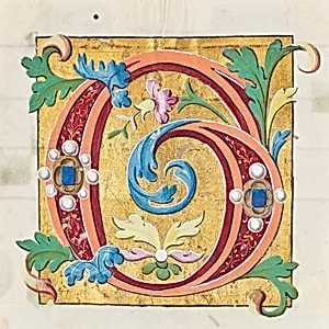 Initiale G (aus einem Chorbuch)